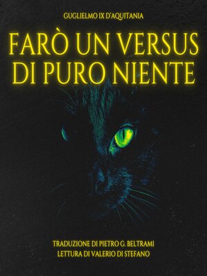 cover image of Farò un versus di puro niente